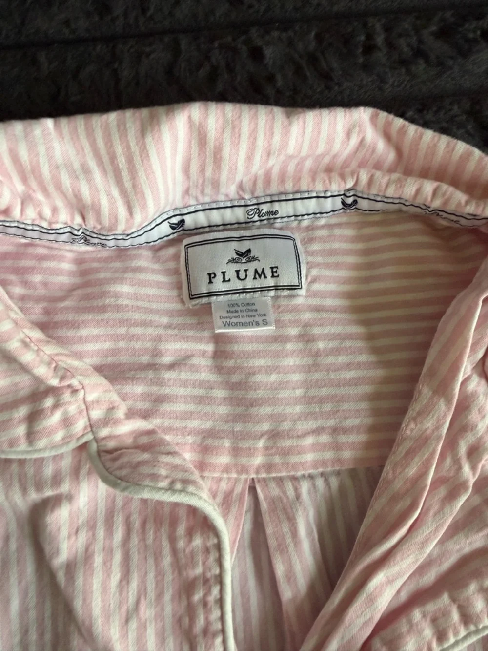 Classic Pink Stripe Pajama Set - Women - Picture 4 of 12